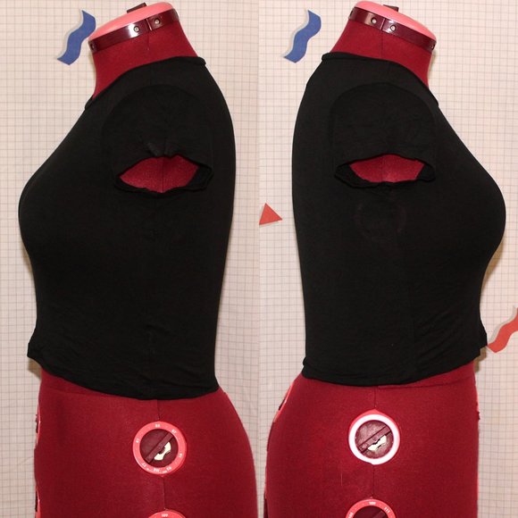 Dtox black crop tee - Picture 3 of 4